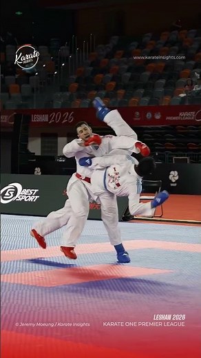 The Cleanest Ippon Ever? Mohammad Aljafari's Effortless Jump Kick | Slowmo Highlights