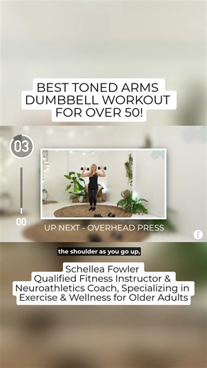 Best Toned Arms Dumbbell Workout! Get fabulous arms with this quick and effective arm workout! ​ ❤️@sherrypollock4147 Going on three months exercising with you and I’m feeling better than ever and wearing sleeveless again ​ ​ ❤️@amyzander3166 Love these little workouts that focus on my body needs - I’m only 46 - but these workouts just resonate with me’ ​ ❤️@cocochaneliee I'm 39…good arm exercise for any age ​ ❤️@lyndiaz381 Just did this one 2xs in a row with 10 and 15 pound weights! Couldn’t do