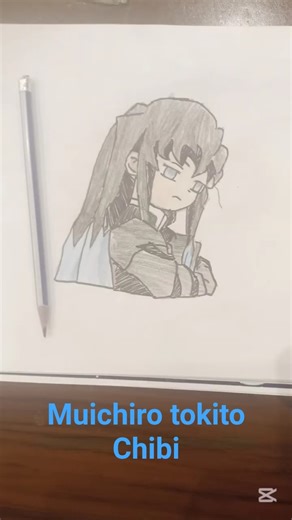 ☁️ Chibi Muichiro Drawing Timelapse | Demon Slayer Fanart