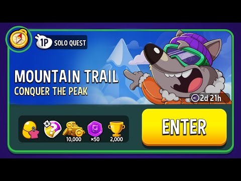 FULL MOUNTAIN TRAIL SOLO QUEST🔥 WIN x5 SOLO & CONQUER THE PEAK #matchmasters