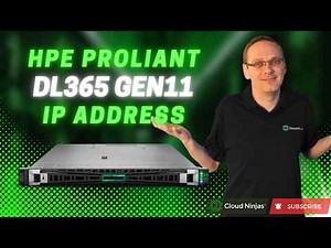 HPE ProLiant DL365 Gen11 Server IP Address Setup | Configuring IP Addresses | Enable DHCP & Static