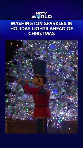 Washington Sparkles With Lights Ahead Of Christmas