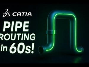 Automate Pipe Routing in CATIA V5 | Pathfinder Automation Tutorial