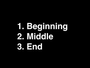 Storytelling - Beginning, Middle and End pt 1
