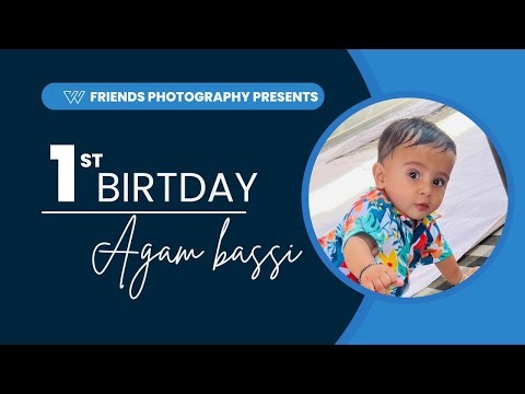 1st Birthday Agam Bassi Friends Photography