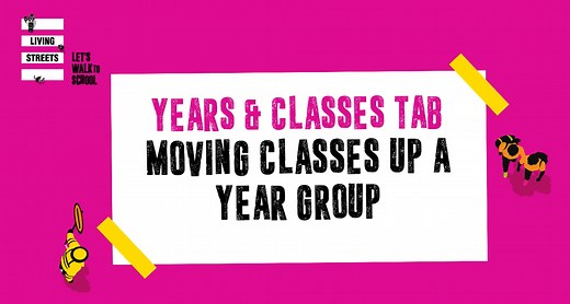 WOW Travel Tracker Tutorial - Years & Classes Tab - Moving Classes Up a Year Group