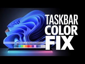 Fix Can't Change the Taskbar Color in Windows 11
