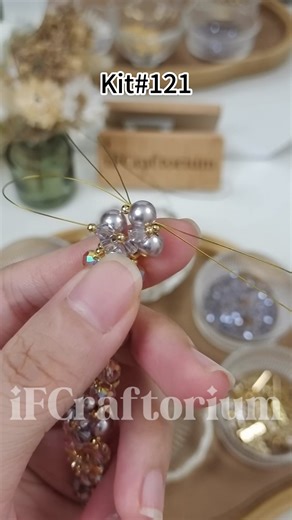 20K views · 436 reactions | DIY Beading Kit – Ice Tea Bracelet. https://ifcraftorium.com/products/diy-beading-kit-ice-tea #DIY #diyprojects #handmade #handmadewithlove #crafts #beadedjewelry #tutorial | Craftorium | Facebook