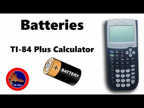 How to Replace the Batteries on the TI-84 Graphing Calculator