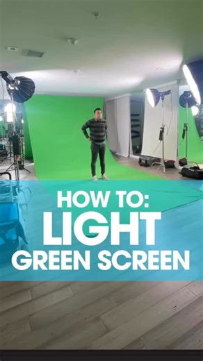 Markus Madlangbayan on Instagram: "How to Light green screen for vfx 3 most basic beginner tips: 1) Light your Green Screen Evenly 2) distance your subject from the green screen 3) light your subject separately and match lighting direction, intensity, and color of the scene you will composite them into. Save, like, and follow for more. #greenscreen #vfx #cinematography #videographer #videography #filmmaker #vfxtutorial #cinematographer #vfxguru"