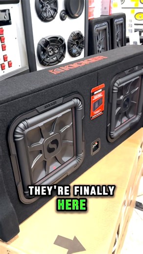 Hi-TechCarAudio on Instagram: "Unboxing the NEW Dual 12” L7T Shallow donfiring box!! 1200 Watts RMS In a SUPER Stealthy Enclosure 🤤 Get This Kicker Monster Here: https://hi-techcaraudio.com/kicker-49dl7tdf122/ Amps I Recommend For This Enlcosure 👇 https://hi-techcaraudio.com/kicker-46cxa12001t/ https://hi-techcaraudio.com/kicker-46cxa18001t/"