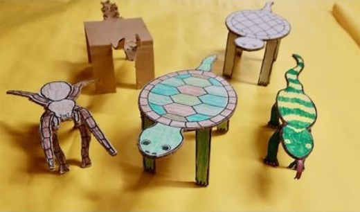 How to make DIY ramp walker physics toys