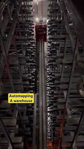 Automapping a warehouse #automation #warehouse #unifarco