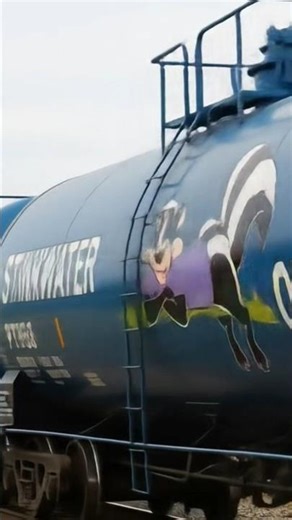 Stinkwater Oil oil train #train #railway #oil #AI