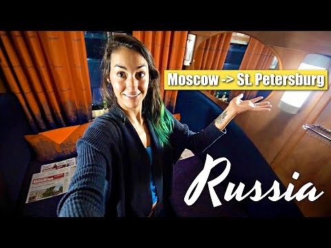 First Class Overnight Train | Moscow to St. Petersburg