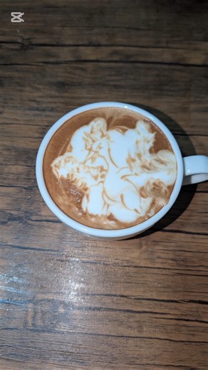 ラテアート練習#ポケモン #伝説のポケモン #コーヒー #ラテアート #coffee #latteart