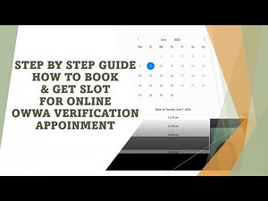 UPDATED PROCEDURE : HOW TO BOOK & GET A SLOT FOR OWWA VERIFICATION APPOINTMENT