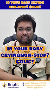 Is your baby crying nonstop? Is you kid having colic pain? How to deal with a baby when she is crying? When should we be worried? Know from the best children’s doctor @karthik91190 @drsrinivasrekapalli @brightchildhealth #infantilecolic #colic #excessivecry #colicrelief #colictherepy #teambright #brightchildrenshospital #telugu #parenteducation | Bright Children's Hospital -The pediatric superspeciality hospital