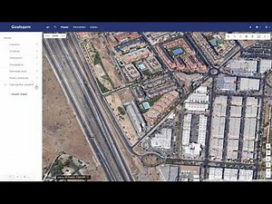 Mapa de parcelas de catastro y construcciones catastrales