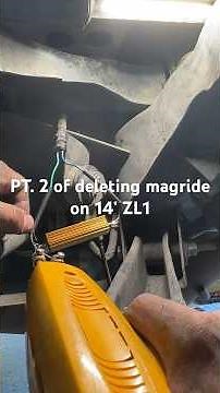 Pt. 2 How to do a Magride delete yourself and save $ by just a resistor! #magride #automobile #auto