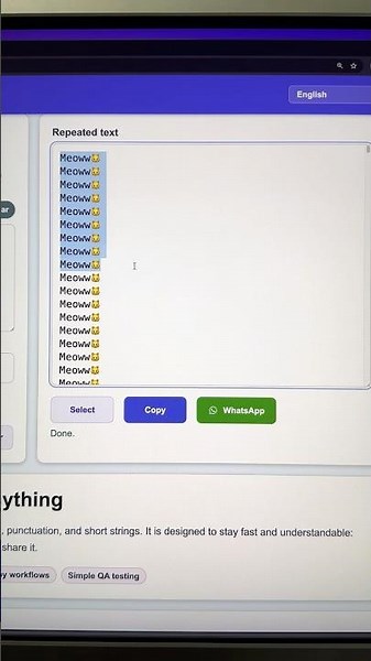 Text repeater #productivity #text #emoji