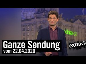 Extra 3 vom 22.04.2020 mit Christian Ehring | extra 3 | NDR