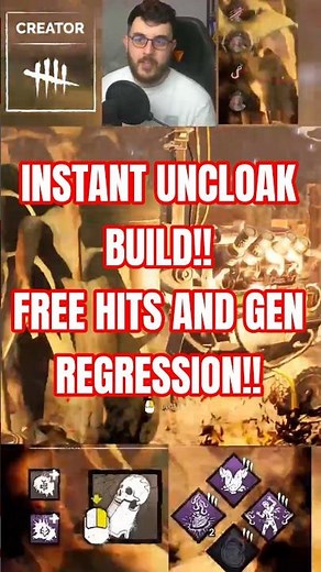 Instant uncloak wraith build! #dbd #deadbydaylight #dbdcreator