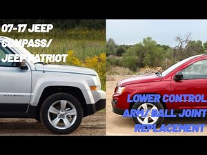 Jeep Patriot/Jeep compass lower control arm/ball joint replacement/ 2007 to 2017/W “C” roll