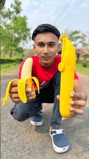 Only $199 Squishy Banana Vs Banana Foldable Umbrella Testing 🍌