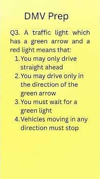 DMV Learner Permit Test Prep #dmvwrittentest #NYDMVtest #NYpermitpracticetest #DMVpracticetest2026