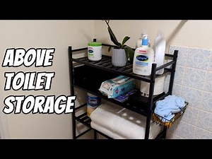 These Over The Toilet Storage Shelves look great! Easy to install.