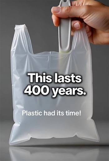Plastic had its time! #bioplastic #biodegradable