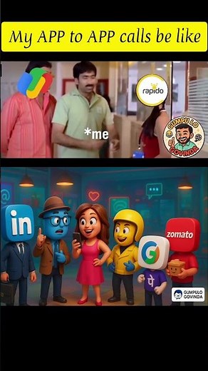 When APPS can talk 😎 | #gumpulogovinda #memestelugu #funnymemes #FunVideos #ComedyChannel #trending