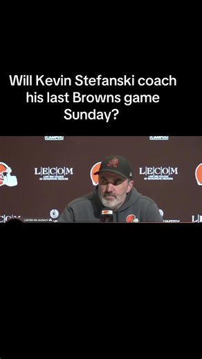 Cleveland Browns coach Kevin Stefanski during Friday’s presser looked like a man who knows it’s over in Cleveland for him. Do you agree? #ClevelandBrowns #kevinstefanski #NFL #SportsTok