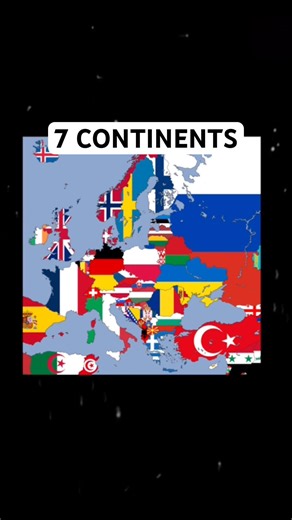 The 7 Continents.. 🔥❤️👏🌍 #map #geographythroughmaps #europe #mapguide #history #mapping #mapper