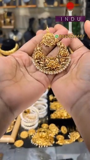 61K views · 643 reactions | Beautiful Kanbaala from INDU by Dyuti Dutta For any query please  8017014447 Follow our page for more updates #indu #goldplated #jewellery #durgapuja #festival #wedding #everyone #highlights #viralreelschallenge #trend | INDU | Facebook