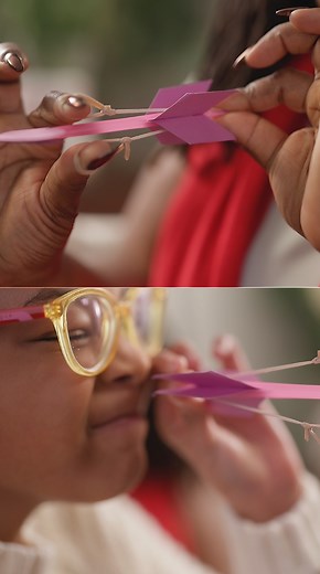Celebrate Valentine's Day with Crayola! 💘 Create a sincere DIY card to give to a loved one and then enjoy a fun Cupid's bow game for endless giggles! 🔗Craft instructions in bio: https://bit.ly/4jTpHPT | Crayola