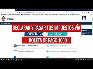 CÓMO DECLARAR Y PAGAR BOLETA 1000 VIA UNINET PLUS
