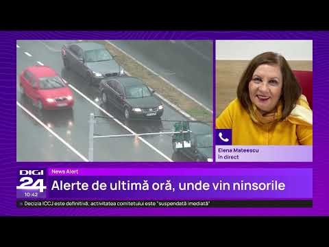 The weather changes suddenly in Romania: yellow wind code, rain and snowfall in the mountains