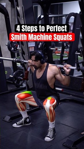 Carve-your-Body: Smith Machine Squats ⚠️