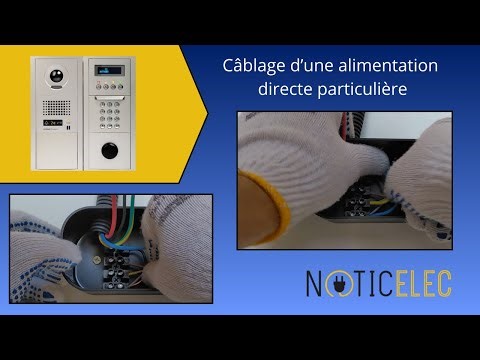 Câblage d’une alimentation directe particulière en autoconstruction