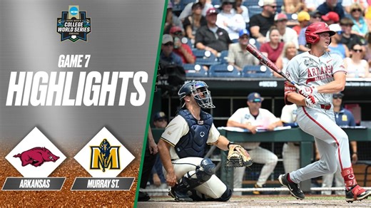 Arkansas vs. Murray State: 2025 Men's College World Series | Extended highlights