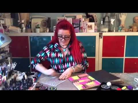 Dylusions Paints Block Technique with Dyan Reaveley