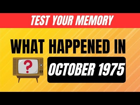 🧠 October 1975 Memory Trivia Challenge – 15 Questions You Should Know