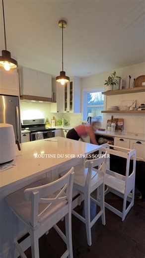 Routine du soir après souper avec Virginie Bonilla