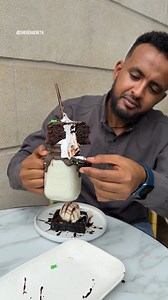 One of the best cheese and chocolate cake place in Addis. ለየት ለየት ያሉ ዲዘርቶችም አላቸው። 📌 The Dessert Bar. 📍Atlas, few meters away from Azzeman hotel or next to Addisview hotel. . Freakshake with chocolate cake: 729 ETB Brownie with ice-cream: 537 ETB . ✍️ ለማስታወስ ያህል: ፖስት ያረግነውን ሄዳችሁ ለመሞከር ካሰባችሁ.. ያያችሁት እንዲያቀርቡላችሁ እና ሰርቪስ እንዳይበላሽ በተቻለ አቅም ሰው በማይበዛበት ወይም ግርግር በማይሆን ሰዓት ብትሄዱ እንላለን:: . #shegergebeta #ሸገርገበታ #restaurantinaddis . Addis ababa restaurant, Ethiopian food, Ethiopian Local guide, Ethiopian Re