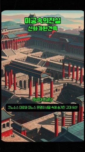 테세우스의 미궁: 크노소스 궁전 지하의 실제 구조와 용도 #고대문명 #그리스신화 #이집트신화 #역사 #신화 #고대사 #전설 #고고학 #shorts
