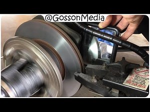 Machining Brake Rotors with a Pro-Cut VBG 620 on-car lathe - Subaru Vortex