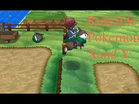 Pokemon X and Y All Rideable Pokemon!