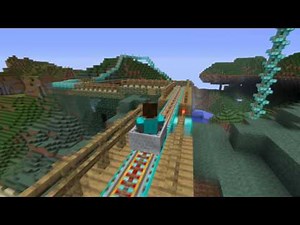 The world longest rollercoaster in Minecraft [HD]